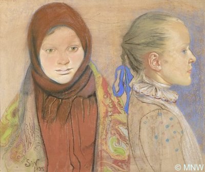 Portret dwóch dziewczynek, 1895