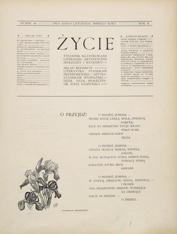 „Życie”. Czasopismo ilustrowane poświęcone literaturze i sztuce, 1897–1900